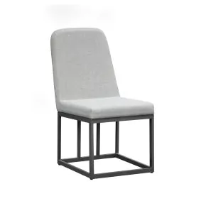 Intercon NV-CH-380C-MCA-RTA Navarro - Outdoor Dining Upholstered Side Chair - Mocha