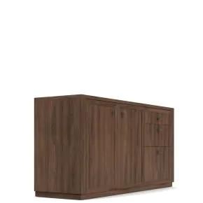 Riverside Furniture 83033 Brooks - Credenza - Nouveau Walnut