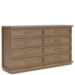 Riverside Furniture 73960 Cascade - 8 Drawer Dresser - Casual Mink