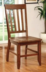 Furniture of America CM3437SC-2PK Foster - Side Chair (Set of 2) - Dark Oak