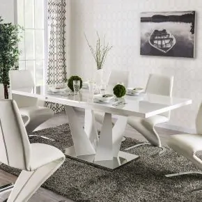 Furniture of America FOA3742T-TABLE Zain - Dining Table - White