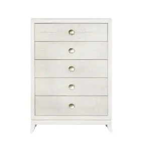 Samuel Lawrence Furniture S910-040 Melrose - 5-Drawer Dresser Chest - White