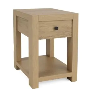 Riverside Furniture 91012 Davie - Chairside Table - Light Brown