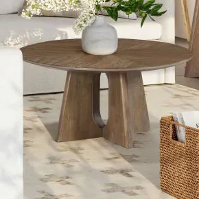 Liberty Furniture 724-OT1010 Hendrix Place - Round Cocktail Table - Natural