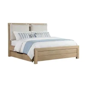 Intercon CT-BR-2560K-FRO-C Cornerstone - King Bed With Cushions - French Oak