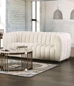 Furniture of America FM61002WH-SF Aversa - Sofa - Off-White