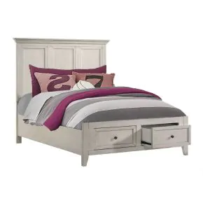 Intercon SM-BR-4325FS-RWH-C Intercon SM-BR-4325FS-RWH-C San Mateo Youth - Full Storage Bed - Rustic White