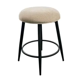 Intercon BS-BS-18C-CHM-C24 Metal Base Barstools - Barstool With Backless Seat - Champagne