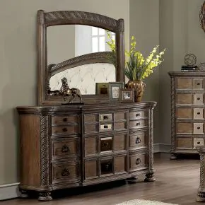 Furniture of America CM7145D Timandra - Dresser - Rustic Natural Tone