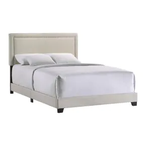 Intercon UB-BR-ZONQEN-FOG-C Intercon UB-BR-ZONQEN-FOG-C Zion - Upholstered Queen Bed - Fog