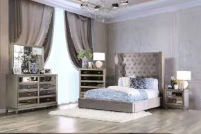 Furniture of America CM7669GY-Q-BED Rosabelle - Queen Bed - Gray