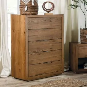 Furniture of America FOA7460WN-C Leirvik - Chest - Light Walnut