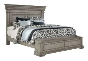 Pulaski Furniture P091170/174/172 Madison Ridge - Queen Panel Bed With Blanket Chest Footboard - Heritage Taupe