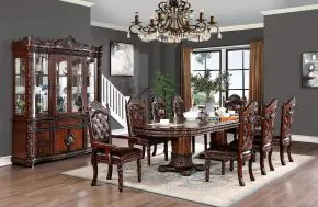 Furniture of America CM3144T-TABLE Canyonville - Dining Table - Brown Cherry