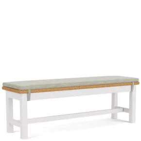 Riverside Furniture 30724 Riverside Furniture 30724 Rosalie - Short Dining Bench - Natural / White