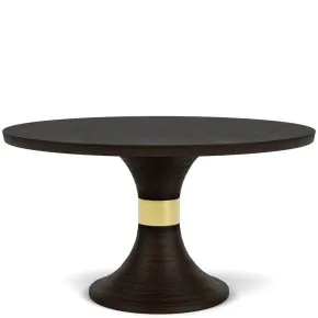 Riverside Furniture 27151-27152 Lydia - Round Dining Table - Dark Brown