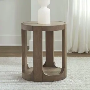 Liberty Furniture 306-OT1021 Liberty Furniture 306-OT1021 South Bend - Round Chairside Table - Burnished Clay