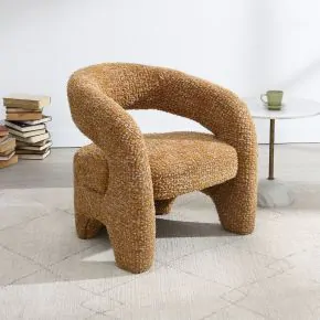 ACME AC03357 Pelia - Accent Chair - Orange Tweed