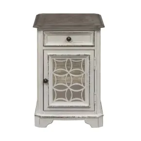 Liberty Furniture 244-OT1021 Magnolia Manor - Chair Side Table - Antique White
