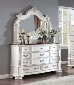 Furniture of America CM7478WH-D Esparanza - Dresser - Pearl White