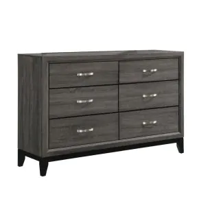 CoasterEveryday 212423 Watson - 6-Drawer Dresser - Gray Oak