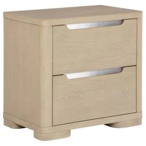 Coaster Fine Furniture 225082 Ladera - 2-Drawer Nightstand Bedside Table - Light Elm