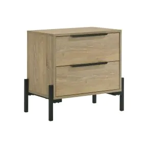 Intercon NH-BR-2402-VNM-C Newhall - Nightstand - Vintage Oak Melamine
