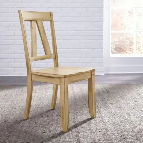 Liberty Furniture 62N-C2500S Liberty Furniture 62N-C2500S Lindsey Farm - Splat Back Side Chair - Natural