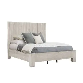 Samuel Lawrence Furniture S960-BR-K3 Millwork - King Panel Bed - Gray