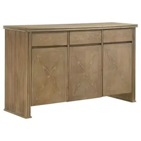 Coaster Fine Furniture 193615 Adina - 2-Door Sideboard Server - Distressed Light Brown