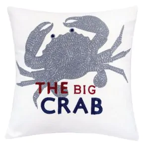 Furniture of America PL8081-2PK Jody - Pillow (Set of 2) - White / Blue