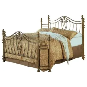 CoasterEssence 300171Q-SET Sydney - Metal Queen Open Frame Bed - Brushed Gold