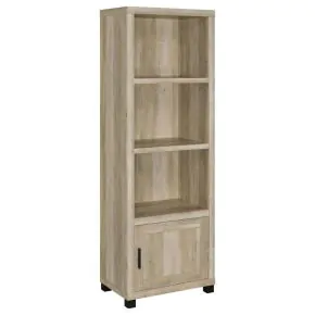 Coaster Fine Furniture 707746 Sachin - 3-Shelf Engineered Wood Media Tower - Distressed Pine