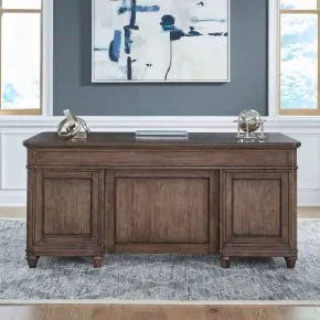 Liberty Furniture 336-HO-JED Harrison Heights - Jr Executive Desk - Sienna