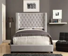 Furniture of America CM7679IV-Q-VN Mirabelle - Queen Bed - Ivory