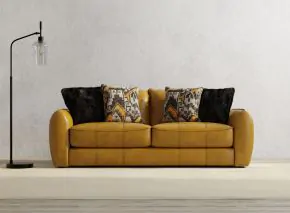Jackson Furniture Industries 240603-1273/16-3073/16 Corvara - Top Grain Italian Leather Match Sofa - Caramel