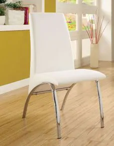 Furniture of America CM8370WH-SC-2PK Wailoa - Side Chair (Set of 2) - White