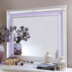 Furniture of America CM7977WH-M Brachium - Mirror - White