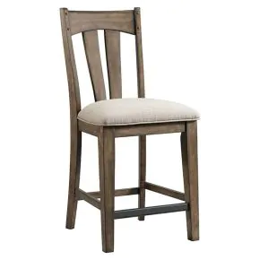 Intercon WY-BS-925W-GPG-K24 Whiskey River - Slat Stool - Dark Brown