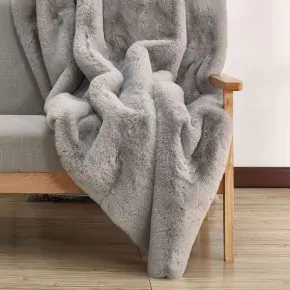 Furniture of America TW4143 Caparica - Throw - Silver