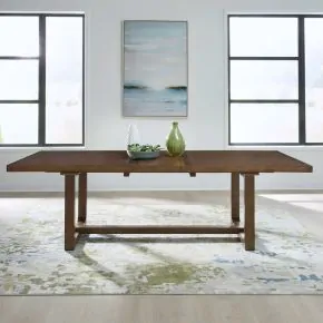 Liberty Furniture 105-CD-TRS Harmony - Trestle Table - Brownstone