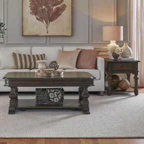 Liberty Furniture 765-OT-3PCS Provence Park - 3 Piece Set - Chateau Brown