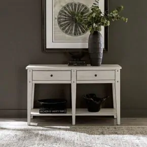 Liberty Furniture 110W-OT1030 Liberty Furniture 110W-OT1030 Lake House - Sofa Table - Weathered White