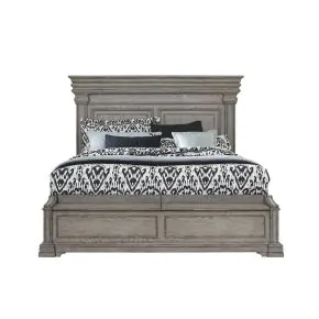Pulaski Furniture P091-BR-K4 Pulaski Furniture P091-BR-K4 Madison Ridge - King Panel Bed With Blanket Chest Footboard - Heritage Taupe