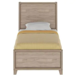 Samuel Lawrence Furniture S496-YBR-K1 River Creek - Twin Panel Bed - River Birch Brown