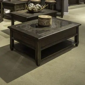 Liberty Furniture 297-OT1010 Paradise Valley - Rectangular Cocktail Table - Saddle Brown