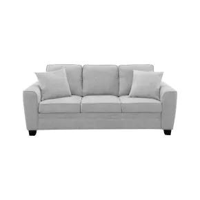 Intercon SY-SF-ASH84-SGC-C Ashbury - Sofa With 2 Pillows - Soft Gray