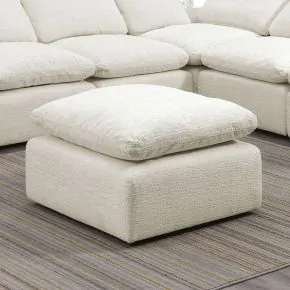 Furniture of America CM6974BG-OT Joel - Ottoman - Cream