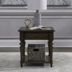 Liberty Furniture 512-OT1020 Arden Road - Drawer End Table - Satin Cherry