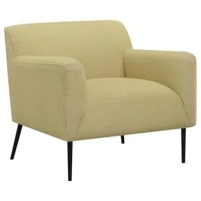 CoasterEssence 905639 Darlene - Upholstered English Arm Accent Chair - Lemon